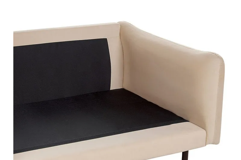 Woodal Sohva 3-istuttava - Beige/Musta - Huonekalut - Sohva - 3:n istuttava sohva