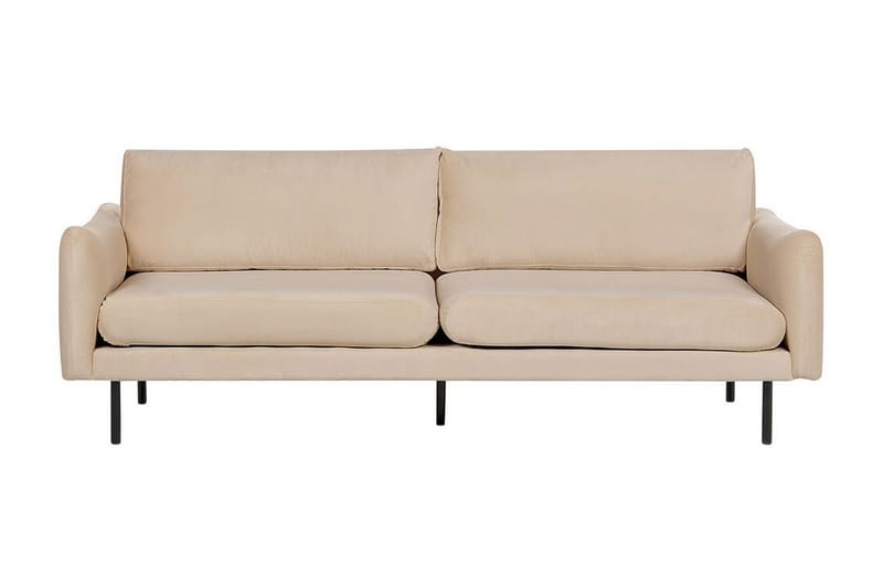Woodal Sohva 3-istuttava - Beige/Musta - Huonekalut - Sohva - 3:n istuttava sohva