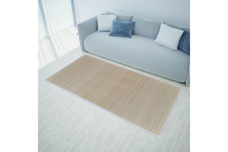 Bambumatot 4 kpl 120x180 cm - Beige - Kodintekstiilit & matot - Matto