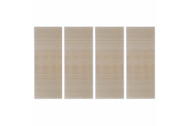 Bambumatot 4 kpl 120x180 cm - Beige - Matto