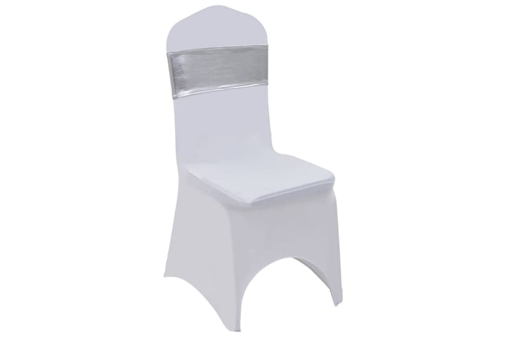 25 kpl Venytettävä tuolin koristenauha timanttisolki hopea - Hopea - Huonekalupäälliset