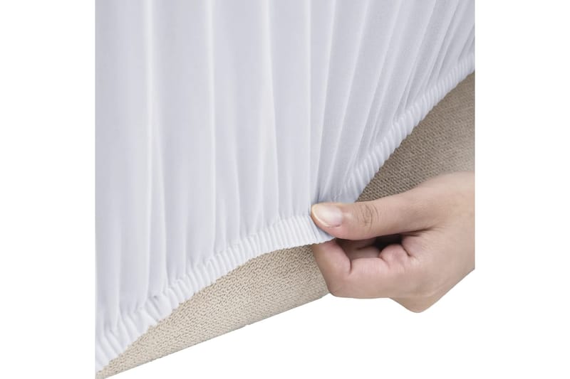 beBasic Joustava sohvanpäällinen valkoinen polyesteri jersey - Valkoinen - Kodintekstiilit & matot - Huonekalutekstiilit - Huonekalupäälliset