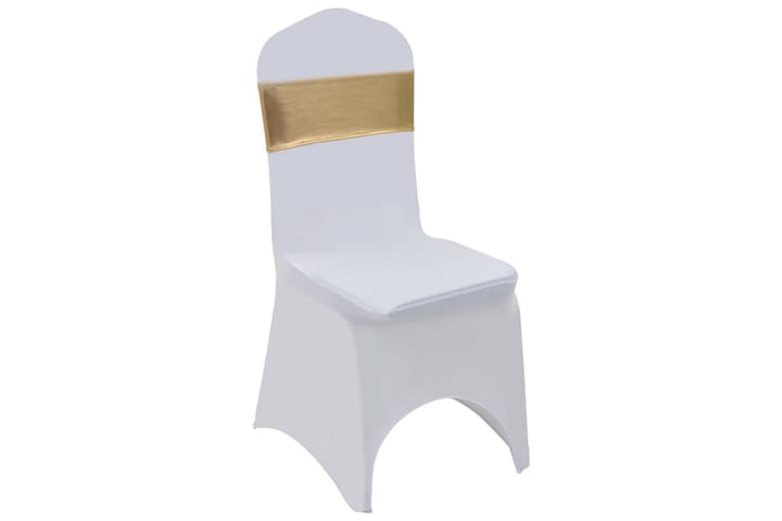 25kpl Venytettävä tuolin koristenauha timanttisolki kultaine - Kulta - Huonekalupäälliset