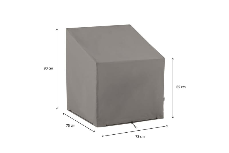 Madison Ulkotuolin suoja 75x78x90cm cm harmaa - Kodintekstiilit & matot - Huonekalutekstiilit - Huonekalupäälliset