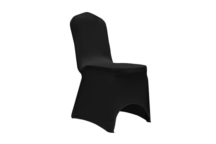 Venyvät tuolinsuojat 4 kpl Musta - Musta - Huonekalupäälliset