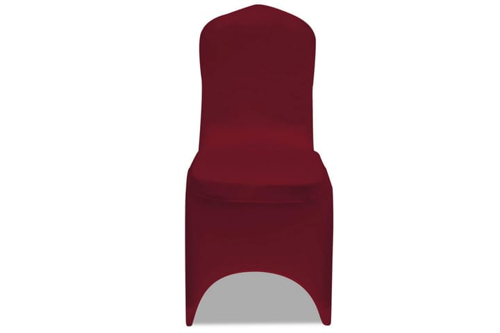 Joustava tuolinpäällinen 100 kpl Viininpunainen - Punainen - Huonekalupäälliset