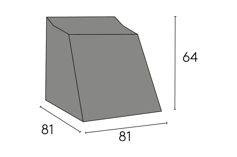 Kalustesuoja Nojatuoli Hillerstorp Oxelunda Keskiosa Musta, undefined