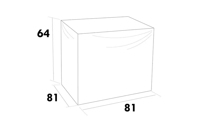 Kalustesuoja Nojatuoli Hillerstorp Oxelunda Kulmaosa Musta, undefined