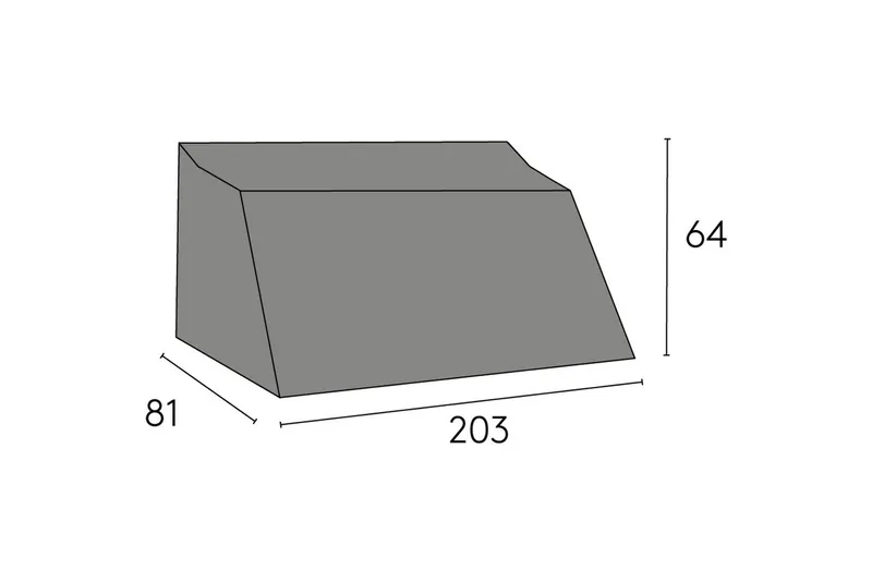Kalustesuoja Sohva Hillerstorp Oxelunda 3-istuttava Musta, undefined