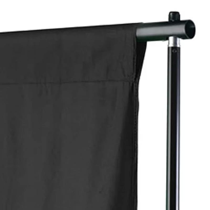 Taustakangas puuvilla 300x300 cm musta - Musta - Kodintekstiilit & matot - Kankaat metreittäin