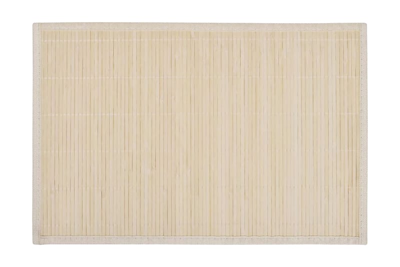 Bambu Tabletti 6 kpl 30 x 45 cm Luonnonväri - Beige - Pannunalunen - Pöytätabletti - Keittiötekstiilit