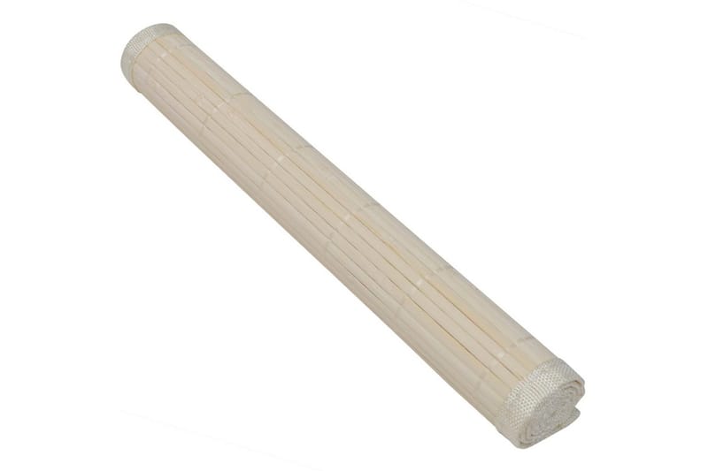 Bambu Tabletti 6 kpl 30 x 45 cm Luonnonväri - Beige - Pannunalunen - Pöytätabletti - Keittiötekstiilit