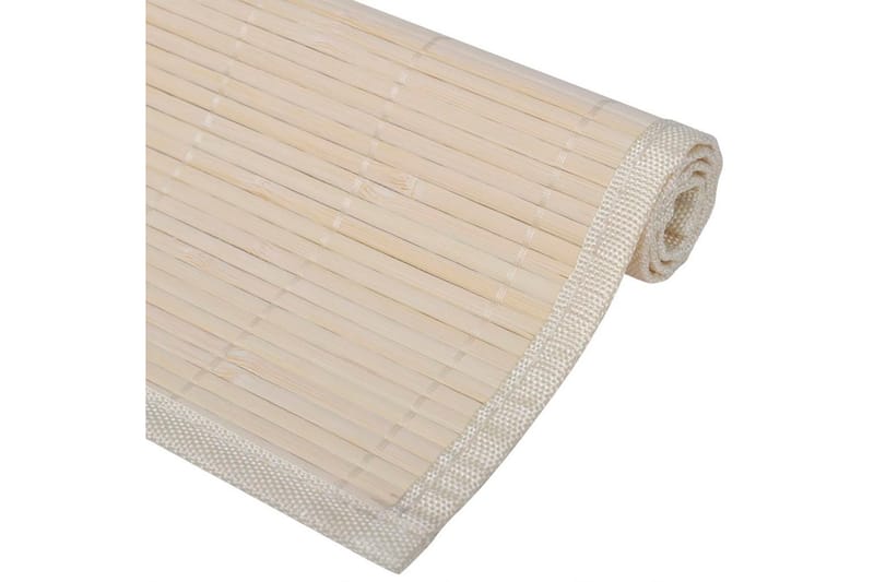 Bambu Tabletti 6 kpl 30 x 45 cm Luonnonväri - Beige - Pannunalunen - Pöytätabletti - Keittiötekstiilit