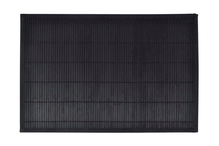 Bambu Tabletti 6 kpl 30 x 45 cm Musta - Musta - Pannunalunen - Pöytätabletti - Keittiötekstiilit