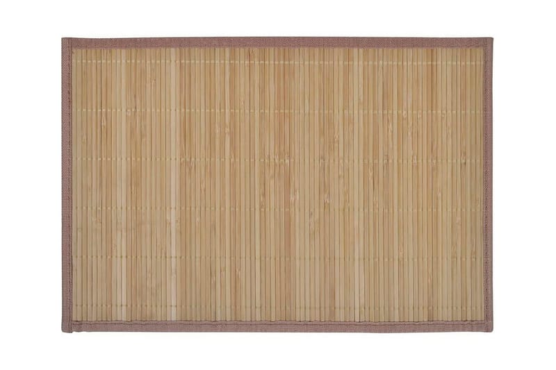 Bambu Tabletti 6 kpl 30 x 45 cm Ruskea - Ruskea - Keittiötekstiilit - Pannunalunen - Pöytätabletti