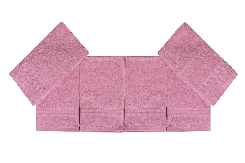 Käsipyyhe Hobby 30x50 cm 6-pak - Roosa - Kodintekstiilit & matot - Kylpyhuonetekstiilit - Pyyhe