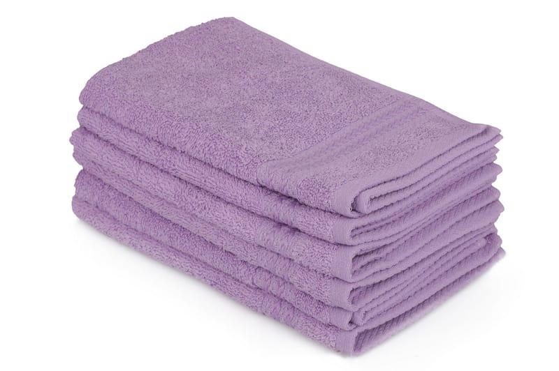 Käsipyyhe Hobby 30x50 cm 6-pak - Vaaleanliila - Kodintekstiilit & matot - Keittiötekstiilit