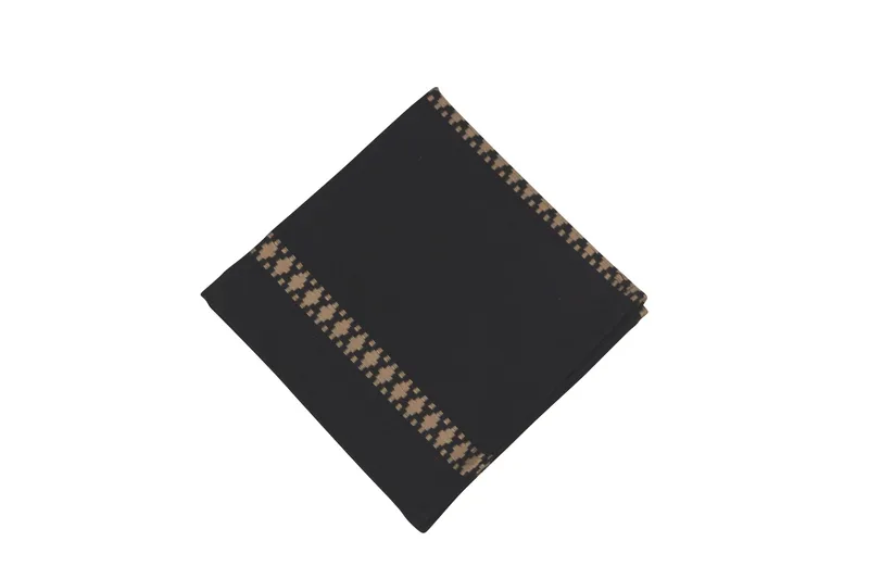 Karl kangasservetit 50x50 cm, Musta