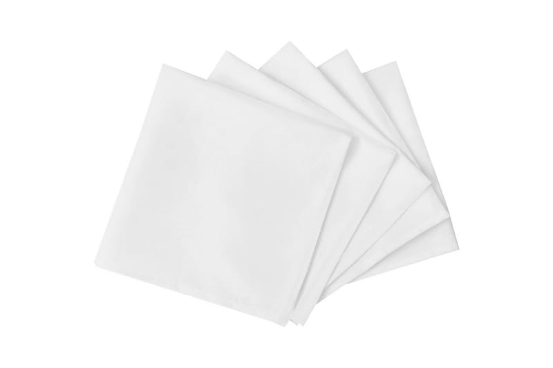 Lautasliina 25 kpl 50 x 50 cm valkoinen - Valkoinen - Kodintekstiilit & matot - Keittiötekstiilit - Lautasliina kangas