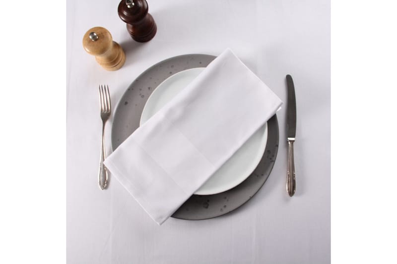 Lautasliina Fritz Magnus Trading Delight 50 x 50 cm Valkoinen - Kodintekstiilit & matot - Keittiötekstiilit - Lautasliina kangas