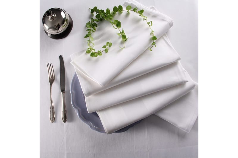 Lautasliina Fritz Magnus Trading Delight 50 x 50 cm Valkoinen - Kodintekstiilit & matot - Keittiötekstiilit - Lautasliina kangas