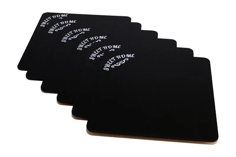 Pöytätabletit 6 -pak, Musta