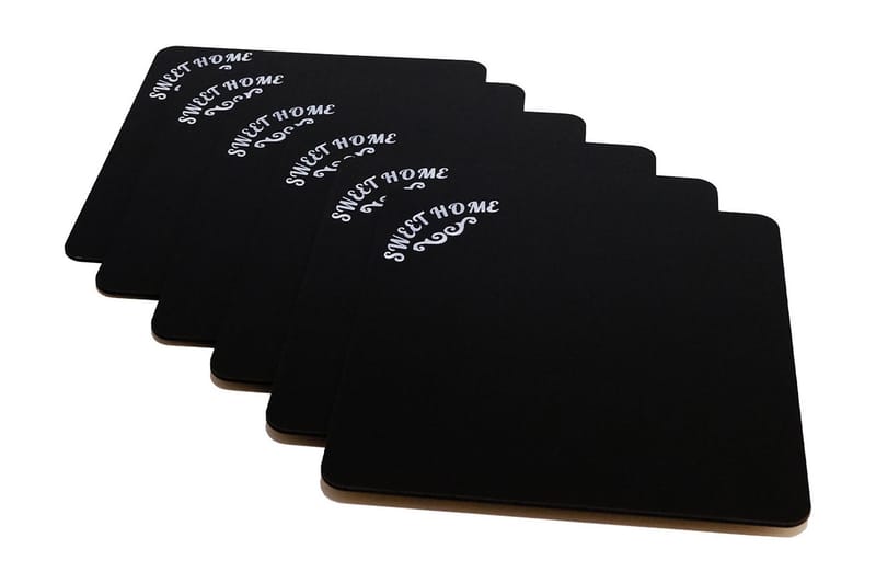 Pöytätabletit 6 -pak, Musta