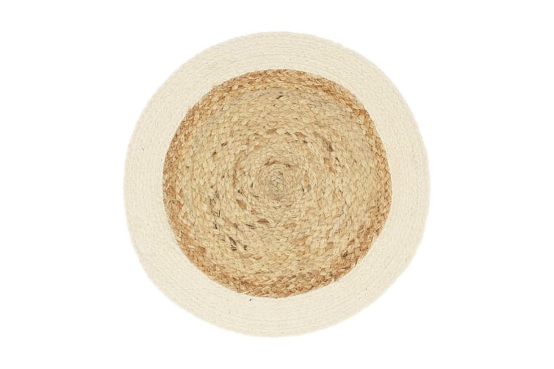 Tabletit 4 kpl luonnollinen 38 cm pyöreä juutti ja puuvilla - Ruskea - Kodintekstiilit & matot - Keittiötekstiilit