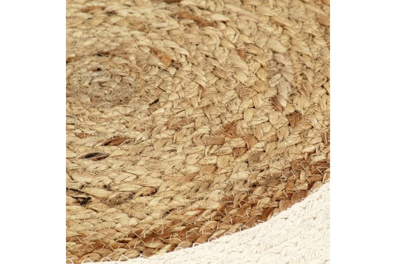 Tabletit 4 kpl luonnollinen 38 cm pyöreä juutti ja puuvilla - Ruskea - Kodintekstiilit & matot - Keittiötekstiilit