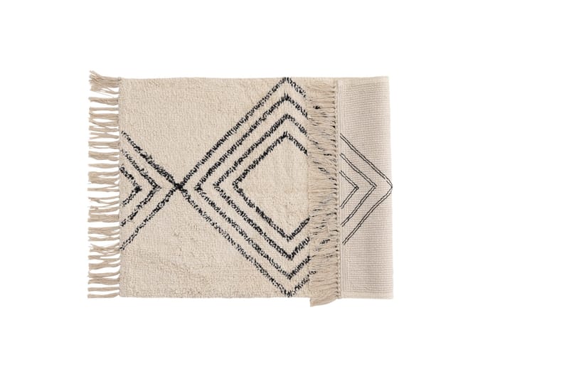 Kylpyhuonematto Love 50x80 cm - Valkoinen - Kodintekstiilit & matot - Kylpyhuonetekstiilit - Kylpyhuoneen matto