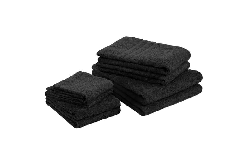 Frotee Perus 60 x 130 cm Musta - Musta - Kodintekstiilit & matot - Kylpyhuonetekstiilit - Pyyhe