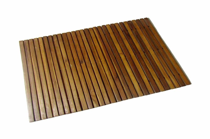 Akaasia Kylpymatto 80 x 50 cm - Ruskea - Kodintekstiilit & matot - Kylpyhuonetekstiilit - Kylpyhuoneen matto