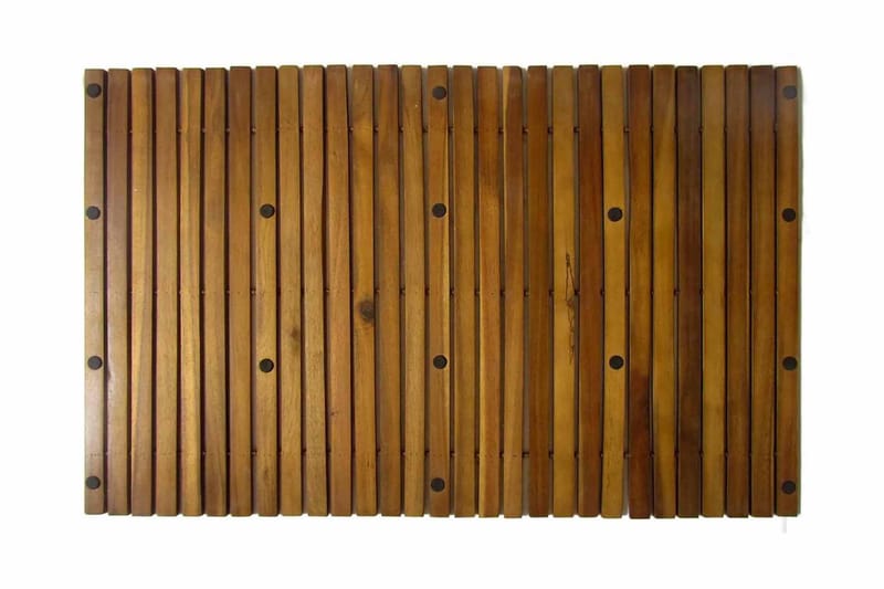 Akaasia Kylpymatto 80 x 50 cm - Ruskea - Kodintekstiilit & matot - Kylpyhuonetekstiilit - Kylpyhuoneen matto