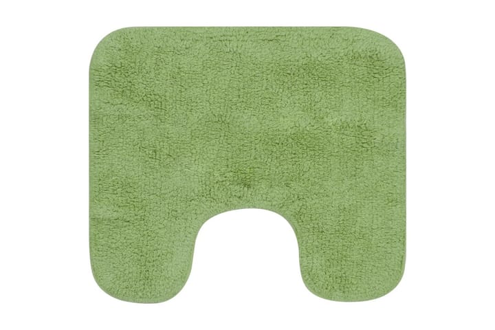 Kylpyhuoneen mattosarja 2 osaa vihreä - Vihreä - Kylpyhuoneen matto