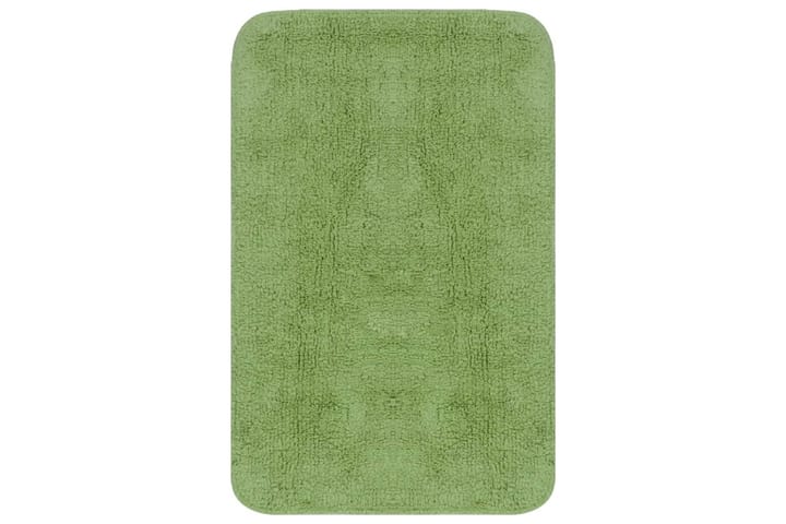 Kylpyhuoneen mattosarja 3 osaa vihreä - Vihreä - Kylpyhuoneen matto