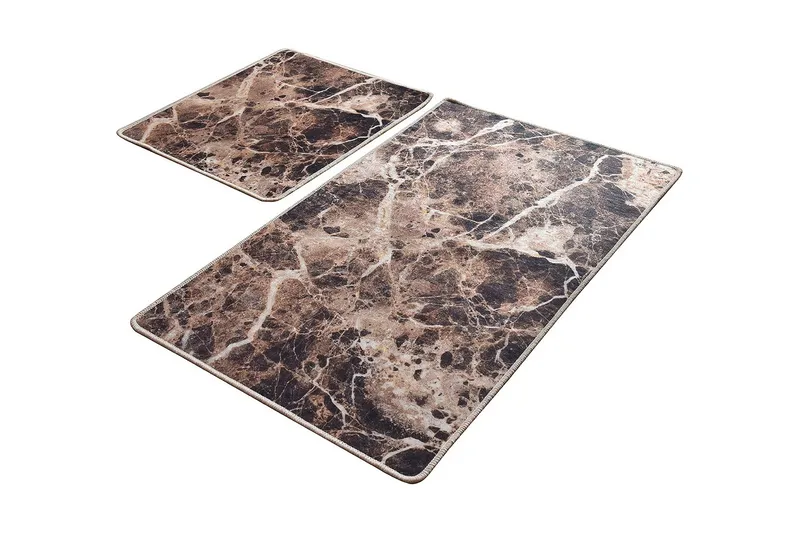 Kylpyhuonematto Baray 2 kpl, Monivärinen