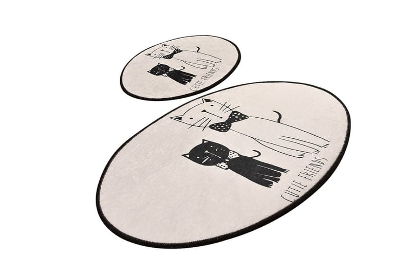 Kylpyhuonematto Baray 2 kpl, Monivärinen