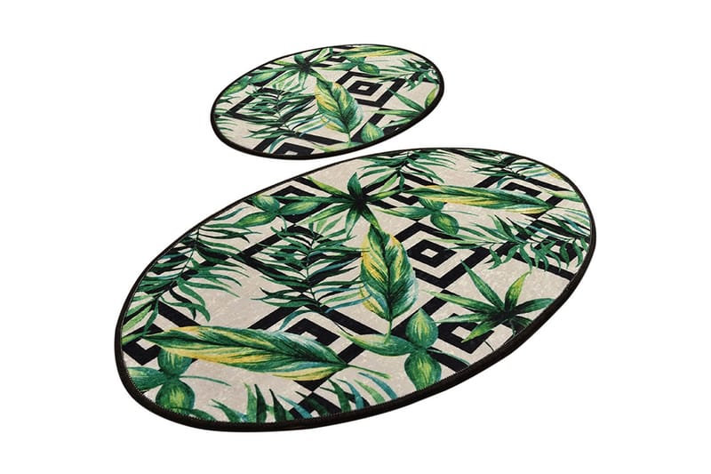 Kylpyhuonematto Baray 2 kpl, Monivärinen