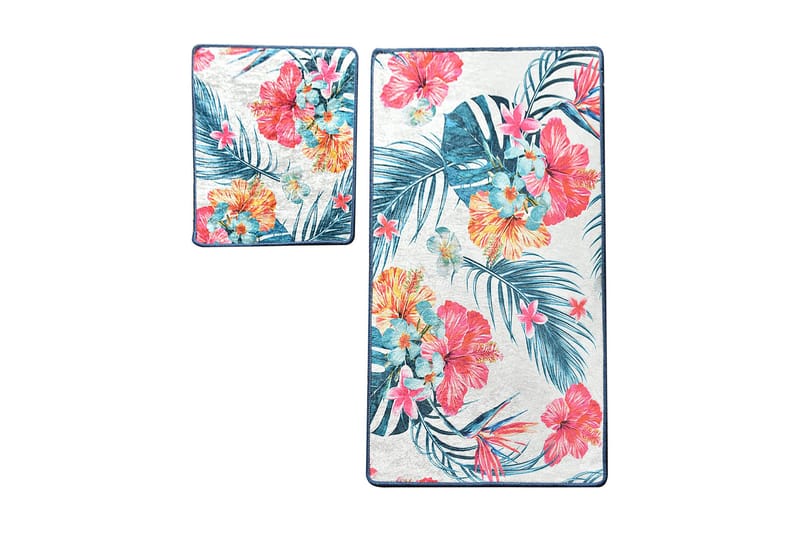 Kylpyhuonematto Baray 2 kpl, Monivärinen