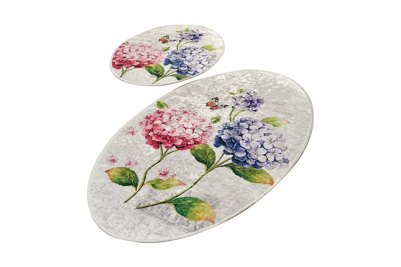 Kylpyhuonematto Baray 2 kpl, Monivärinen