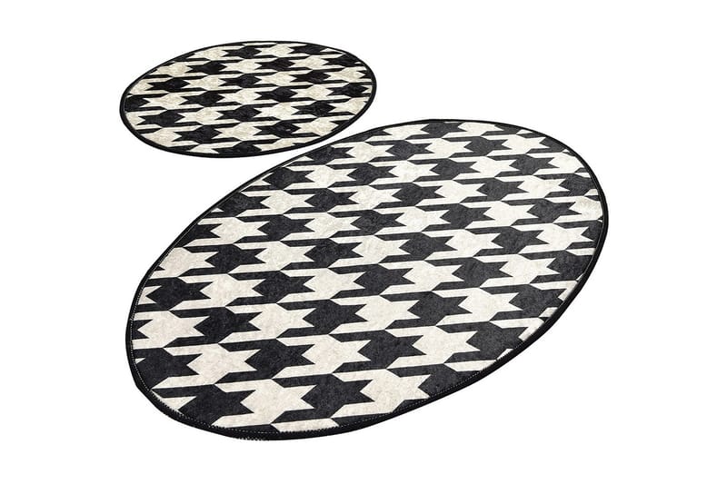 Kylpyhuonematto Baray 2 kpl - Monivärinen - Kodintekstiilit & matot - Kylpyhuonetekstiilit - Kylpyhuoneen matto