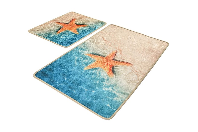 Kylpyhuonematto Baray 2 kpl, Monivärinen