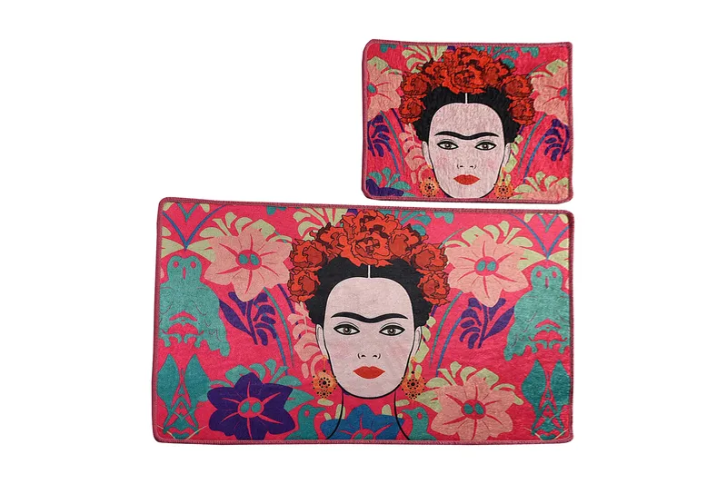 Kylpyhuonematto Baray 2 kpl, Monivärinen