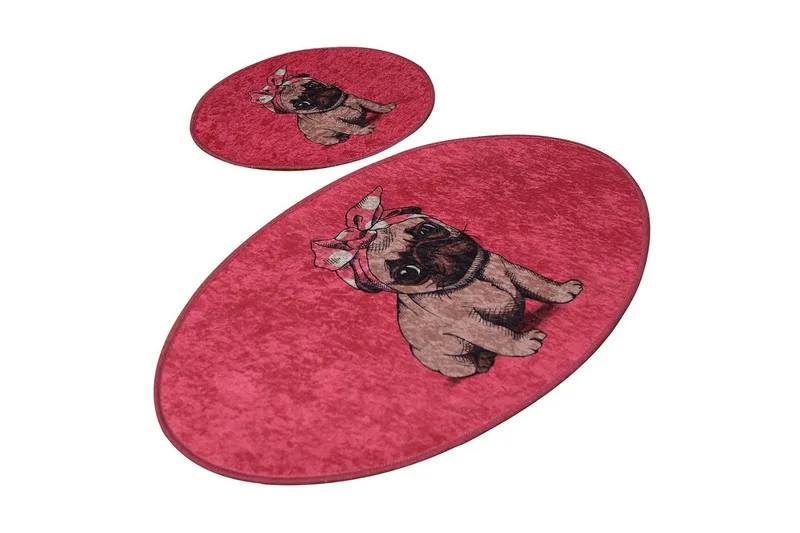 Kylpyhuonematto Baray 2 kpl, Monivärinen