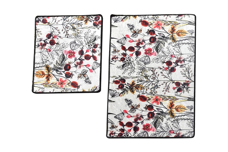 Kylpyhuonematto Baray 2 kpl, Monivärinen