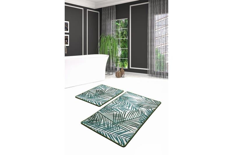 Kylpyhuonematto Baray 2 kpl - Monivärinen - Kodintekstiilit & matot - Kylpyhuonetekstiilit - Kylpyhuoneen matto