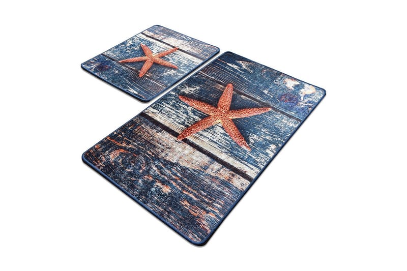 Kylpyhuonematto Baray 2 kpl, Monivärinen