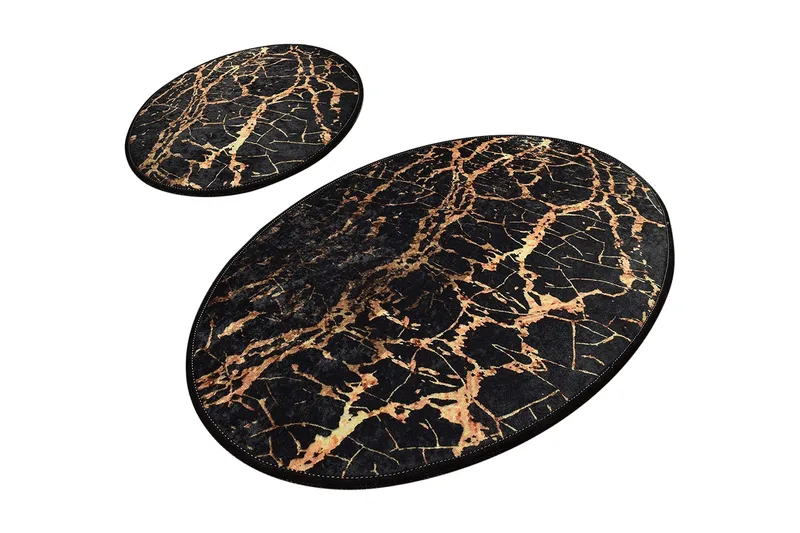 Kylpyhuonematto Baray 2 kpl, Monivärinen