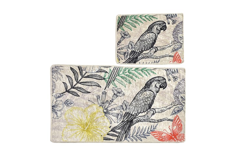 Kylpyhuonematto Baray 2 kpl, Monivärinen