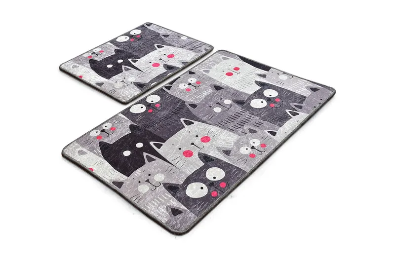 Kylpyhuonematto Baray 2 kpl, Monivärinen